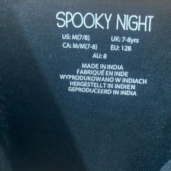 Spooky Night Girls Halloween Matching Set with Pumpkin Barrettes - Picture 5 of 5